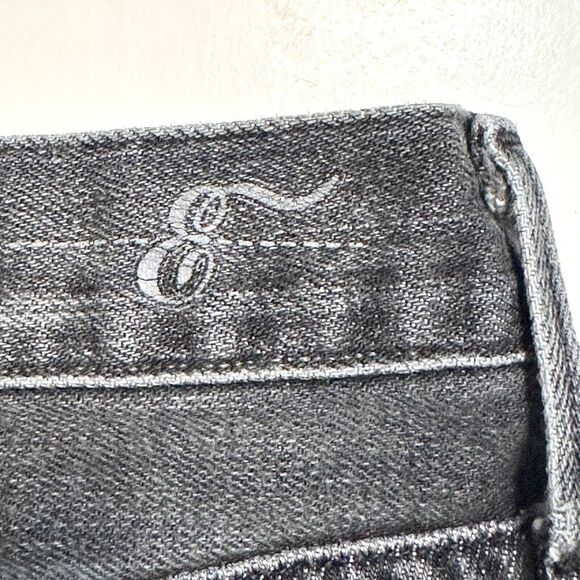 Earnest Sewn Jeans Men's Size 33 X 27 Grey Black Denim Straight Leg Fulton 402 - Picture 15 of 16
